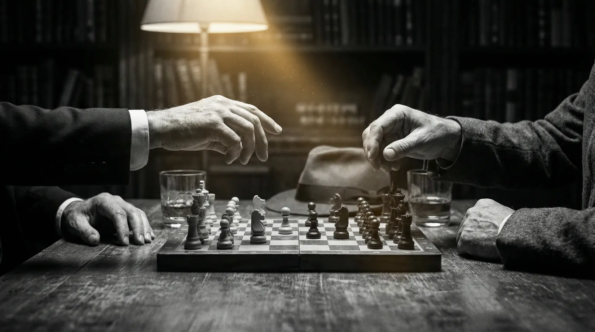 绝对可怜小孩全集 艺术探索系列 - 非线性叙事，棋盘上的对弈象征命运的交错